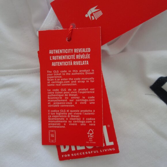 Diesel Now Quaint...A Quiet Queen Size S Long Sleeve Hoody T-Shirt *New w/ Tags* - Picture 9 of 16